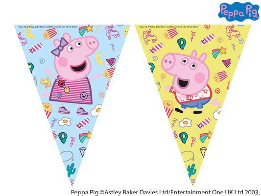 15216 - 1 X FLAG BANNER PEPPA PIG