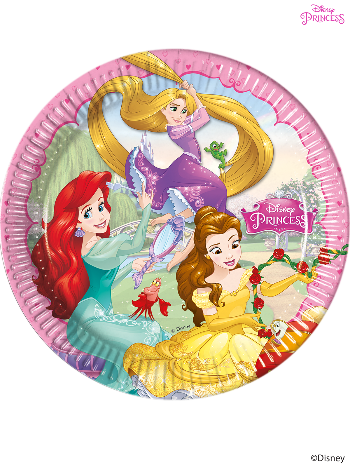 21833 - 8 X 23CM PAPER PLATES DISNEY PRINCESS DREAMING