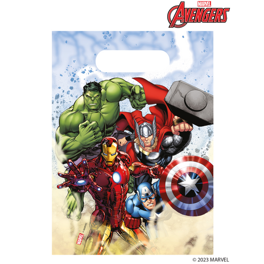 24521 - 6 X PARTY BAGS AVENGERS INFINITY STONES