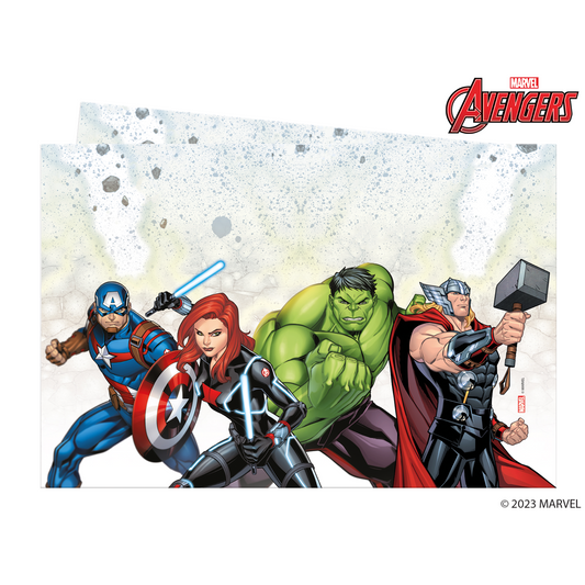 24555 - 1 X PARTY TABLE COVER AVENGERS INFINITY STONES