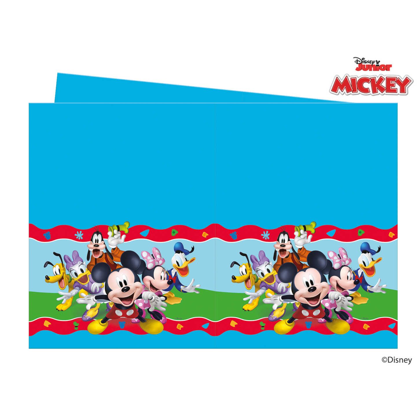 24557 - 1 X PARTY TABLE COVER DISNEY MICKEY ROCK THE HOUSE