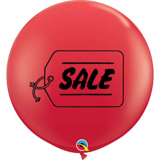 31320 - 2 X 3' RED LATEX BALLOONS SALE