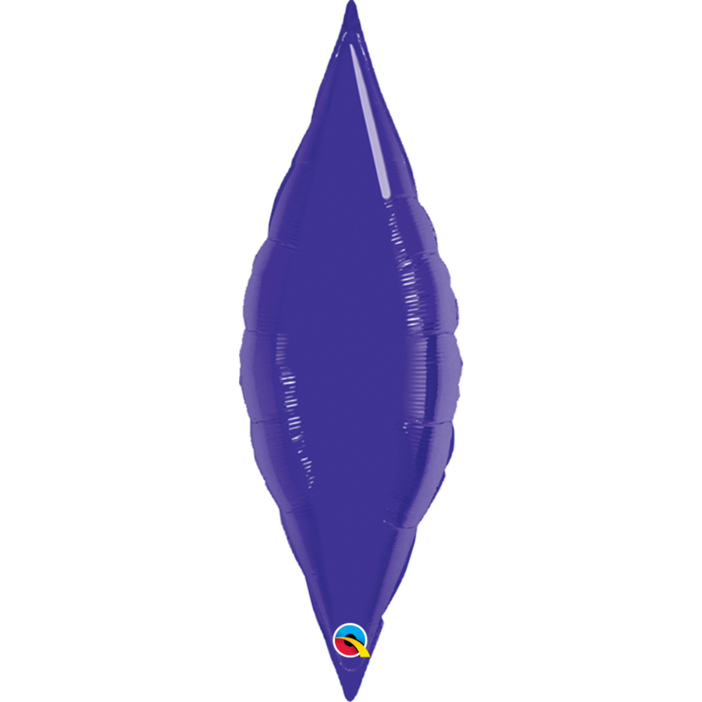 31877 - 1 X 13" TAPER SHAPE QUARTZ PURPLE PLAIN FOIL BALLOON