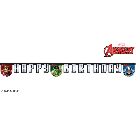 46847 - 1 X BIRTHDAY BANNER AVENGERS POWER