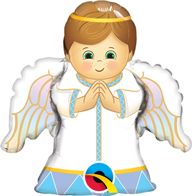 49788 - 1 X 14" SHAPE ANGEL BOY FOIL BALLOON