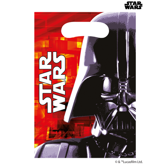 55693 - 6 X PARTY BAGS STAR WARS