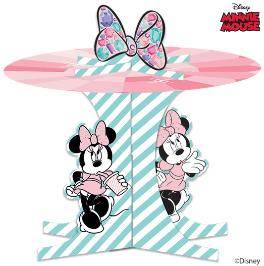 78208 - 1 X CUPCAKE STAND DISNEY MINNIE MOUSE PARTY GEM