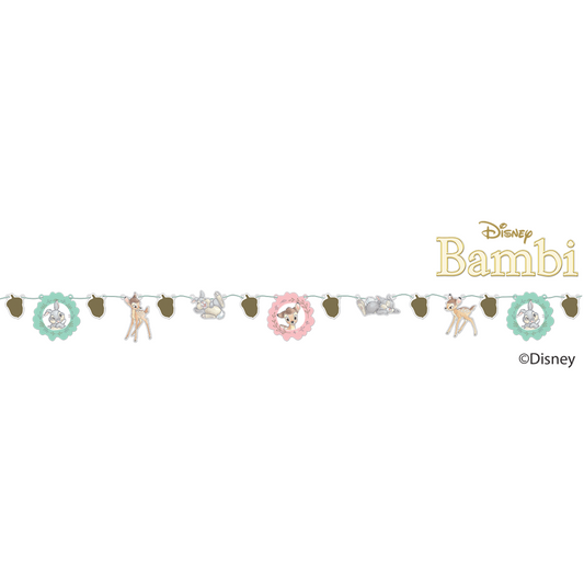 78350 - 1 X PAPER GARLAND DISNEY BAMBI CUTIE