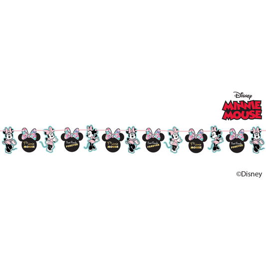 78353 - 1 X PAPER GARLAND DISNEY MINNIE PARTY GEM