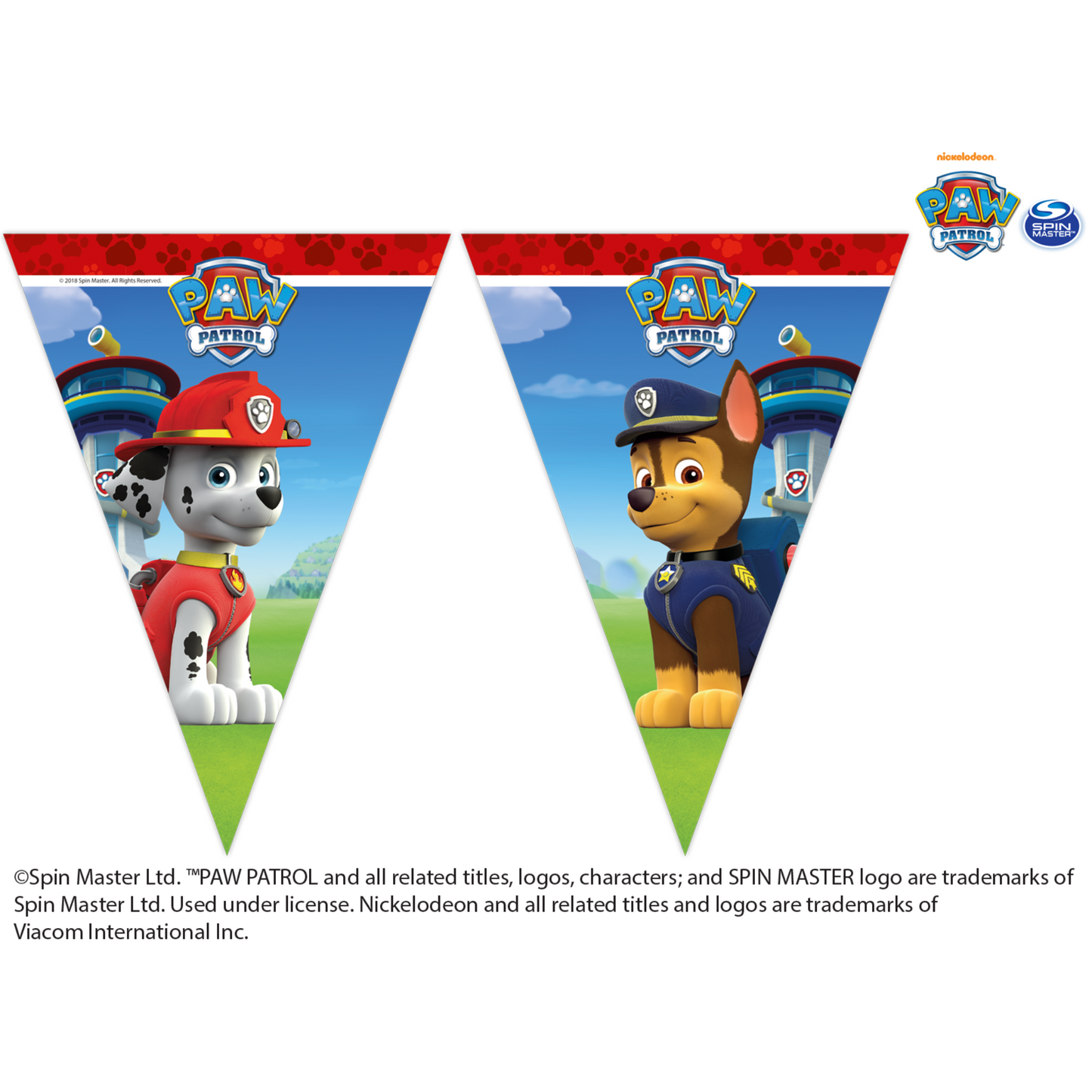 81369 - 1 X FLAG BANNER PAW PATROL