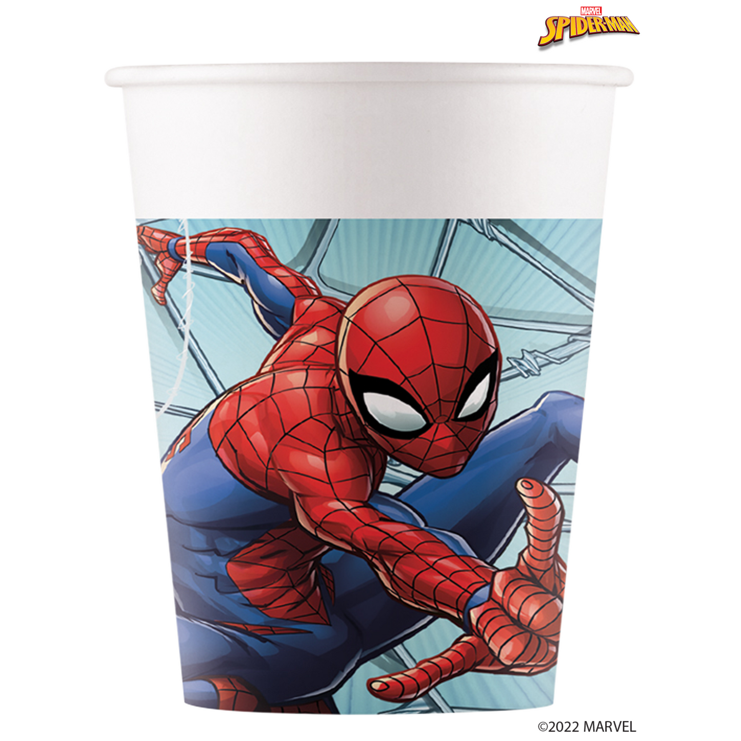 21789 - 8 X 200ML PAPER CUPS SPIDER-MAN TEAM UP