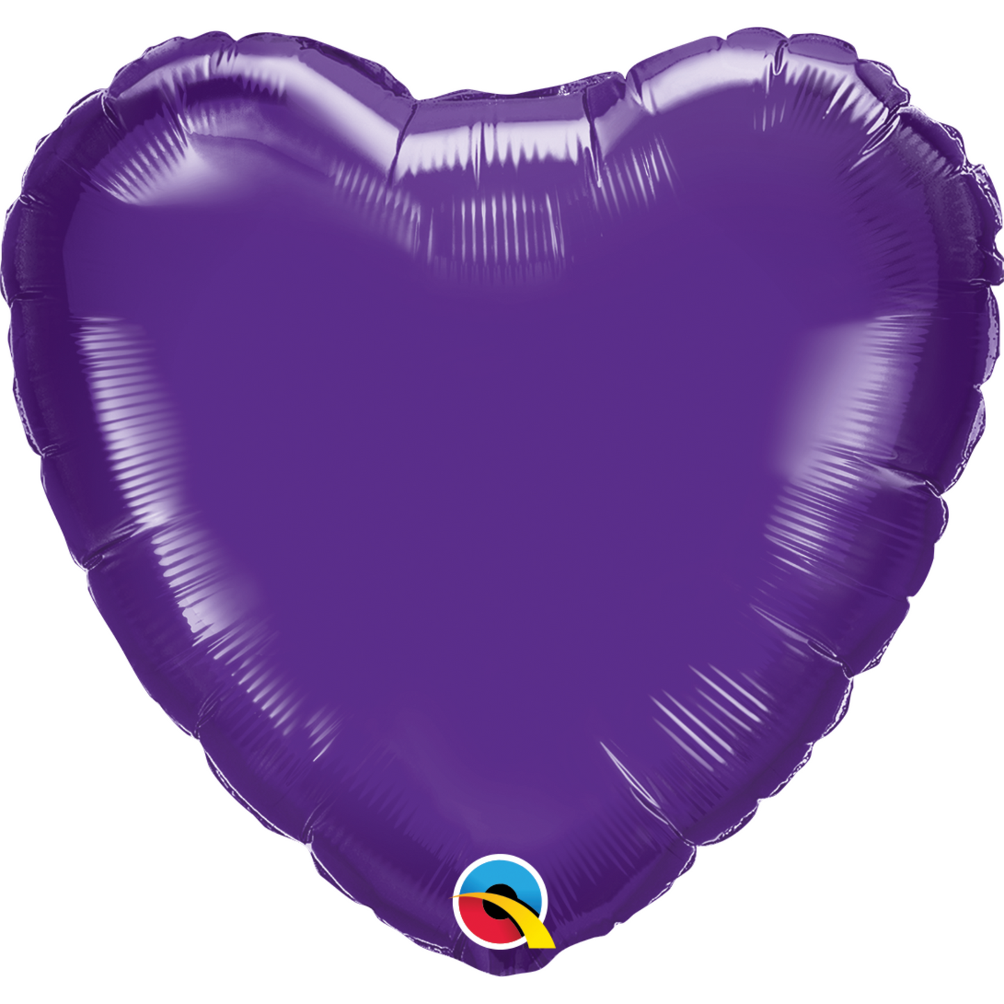 99645 - 1 X 18" HEART QUARTZ PURPLE FOIL BALLOON