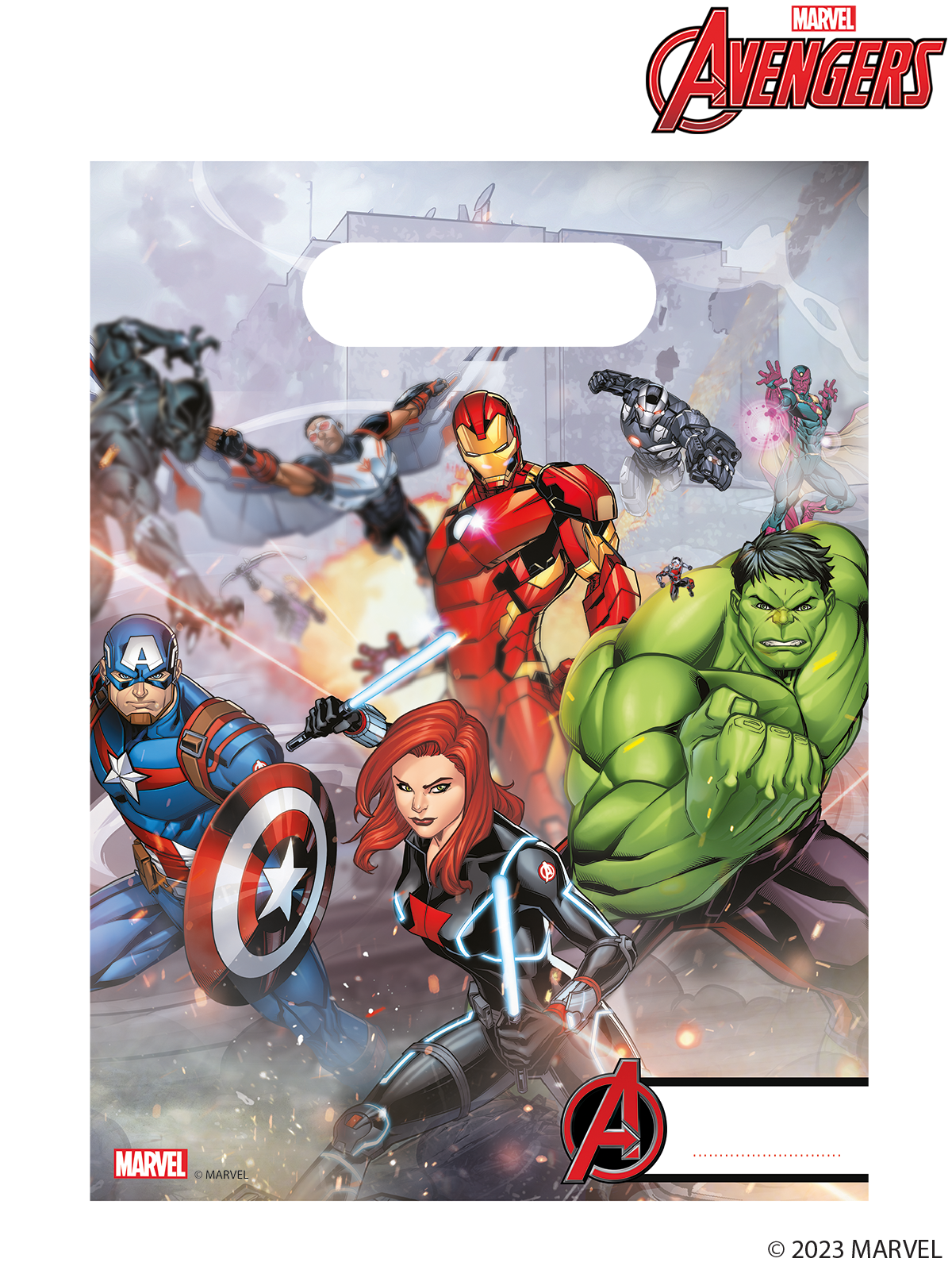 99922 - 6 X PARTY BAGS MIGHTY AVENGERS