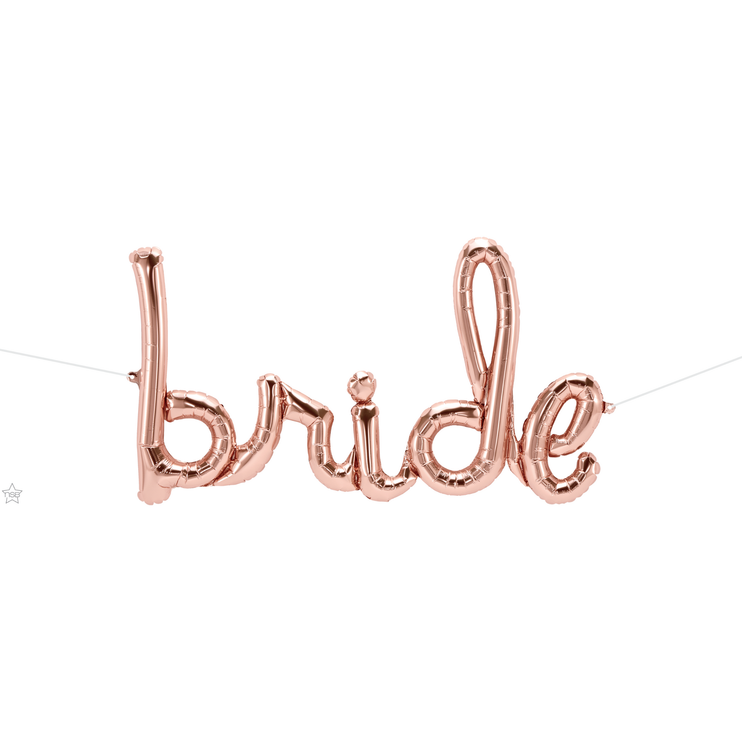 59792 - 33" SCRIPT BRIDE ROSE GOLD BALLOON