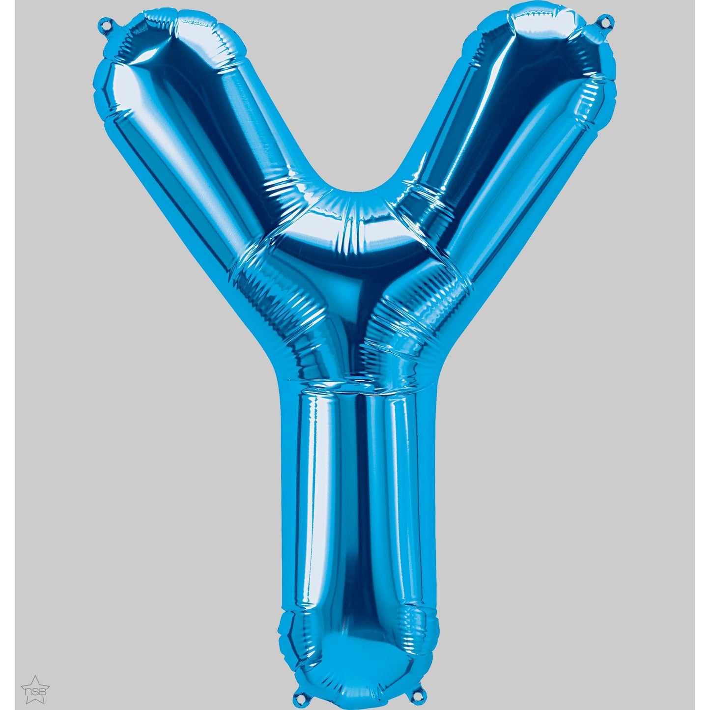 59277 - 34" LETTER PACKAGED Y BLUE FOIL BALLOON